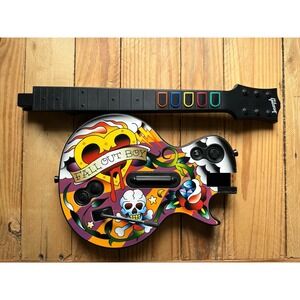 PlayStation Guitar Hero Wireless Les Paul Gibson PS3 Sony Fall Out Boy No Dongle